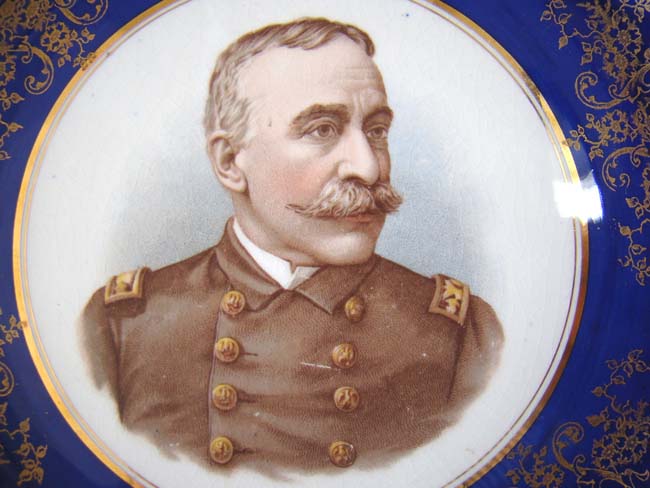 A fine porcelain plate Commemorating U. S. Naval hero Admiral GEORGE DEWEY circa 1900 — image 2